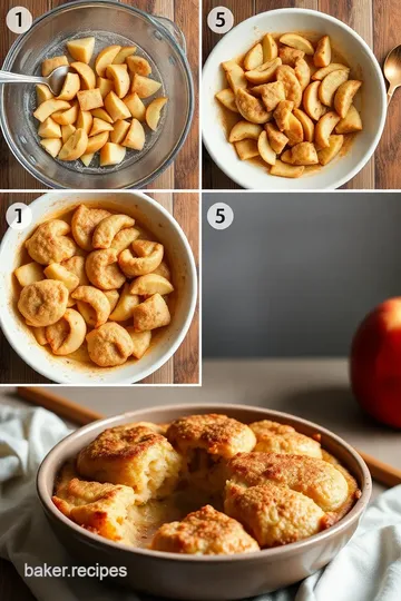 Easy Apple Cobbler steps