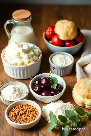 Easy Cherry Cobbler Delight ingredients