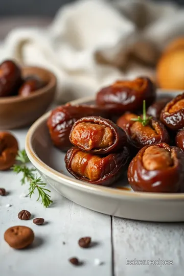 Easy Sausage-Stuffed Dates Appetizer presentation