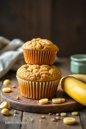 Fluffy Banana Muffins with Cinnamon ingredients