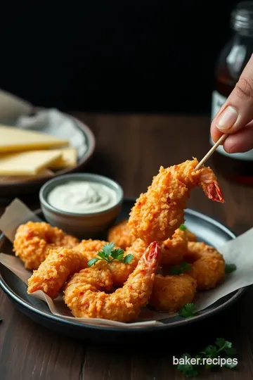 Easy Coconut Shrimp Recipe presentation