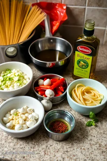 Garlicky Goodness: Simple Garlic Pasta ingredients