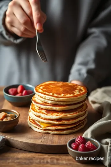 Giant Fluffy Pancake for One presentation