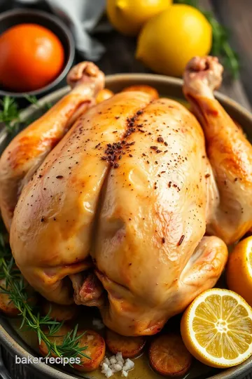 Golden Roasted Chicken: A Flavorful Transformation of 17.5 kg presentation