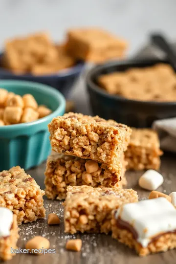 Gooey S mores Rice Krispie Treats steps