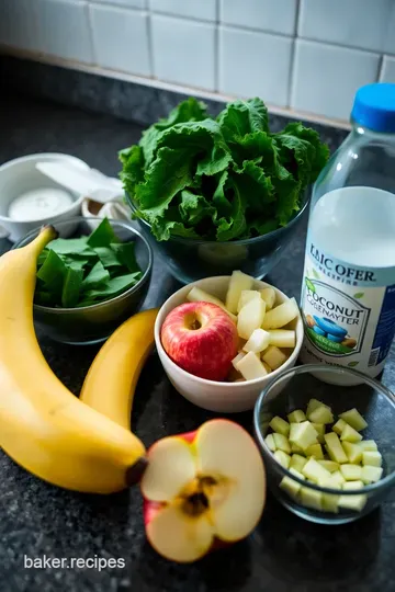 Green Glory Kale Smoothie: A Nutrient-Packed Delight ingredients
