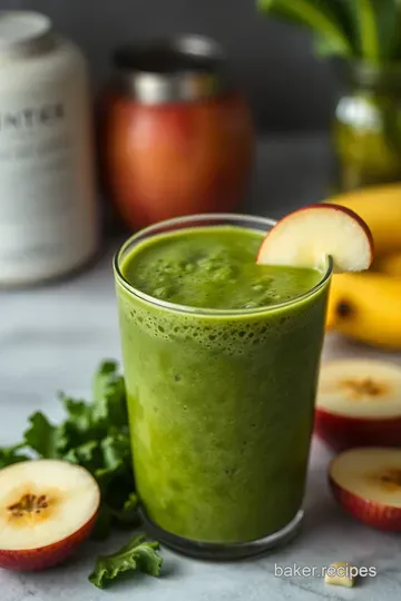 Green Glory Kale Smoothie: A Nutrient-Packed Delight presentation