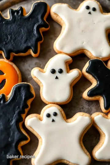 Spooky Halloween Sugar Cookies presentation