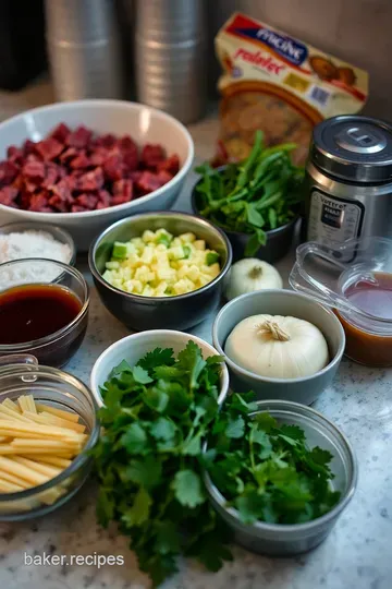 Hearty Instant Pot Beef and Noodles ingredients