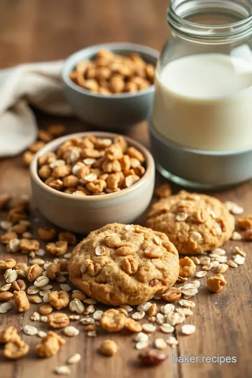 Hearty Oatmeal Cookie Granola ingredients