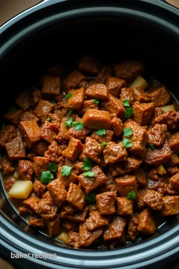 Heavenly Slow-Cooked Carnitas: Easy Crock Pot Recipe presentation