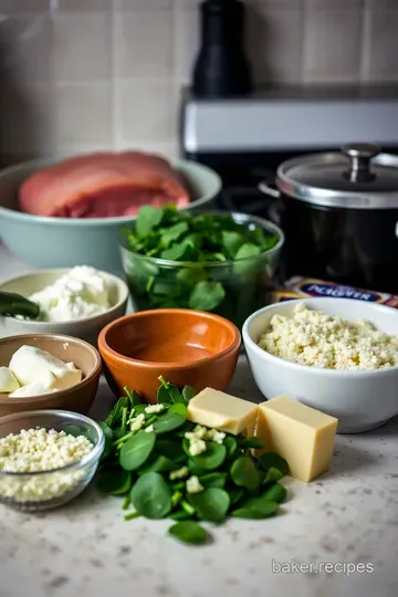 Herb and Cheese Stuffed Pork Tenderloin ingredients