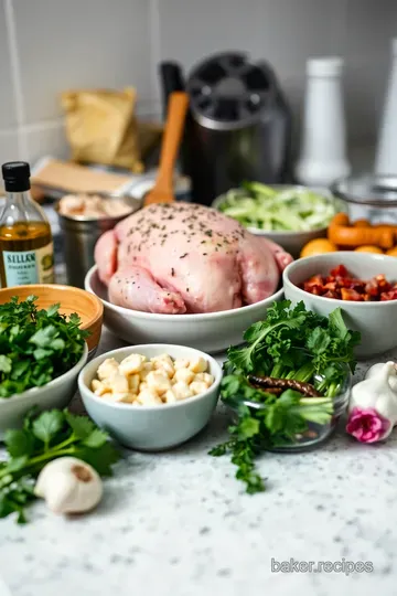 Herb-Crusted Roast Chicken with Seasonal Vegetables ingredients