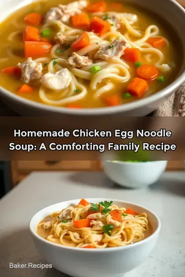 Homemade Chicken Egg Noodle Soup: A Comforting Family Recipe