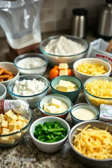 Homemade Costco-Style Quiche ingredients