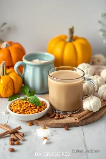 Homemade Pumpkin Coffee Creamer ingredients