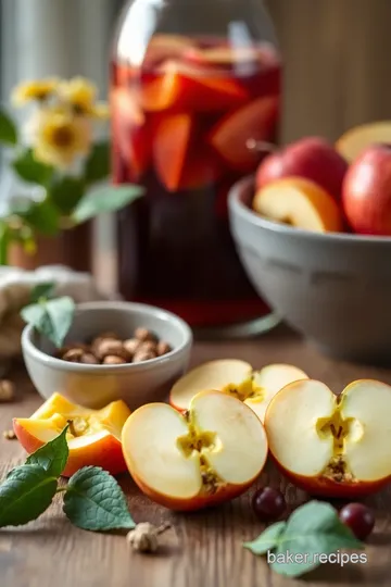 Honeycrisp Apple Red Sangria ingredients