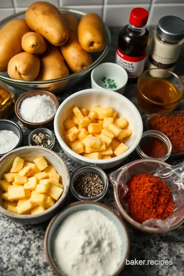 How to Make Oven Fried French Fries ingredients