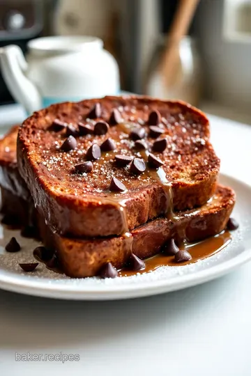 Indulgent Hot Chocolate French Toast steps