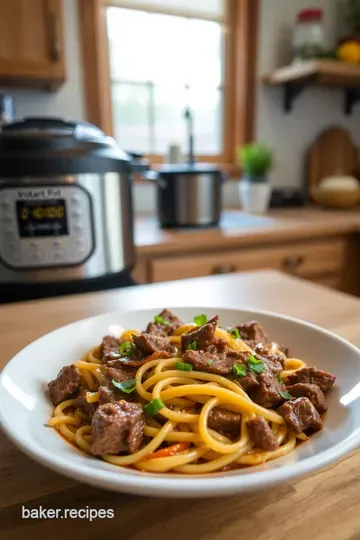 Instant Pot Beef and Noodles: A Cozy One-Pot Wonder steps