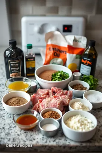 Instant Pot Carnitas: Tender and Flavorful Mexican Pulled Pork ingredients