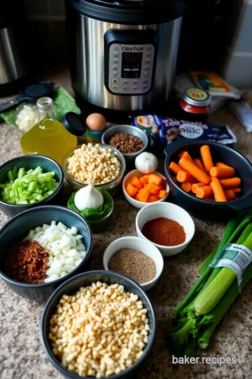 Instant Pot Lentil Soup: Hearty & Wholesome Comfort in a Flash ingredients