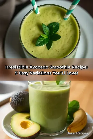 Irresistible Avocado Smoothie Recipe: 5 Easy Variations You' ll Love!
