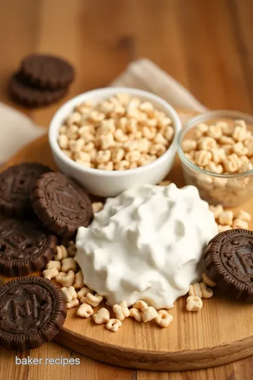 Irresistible Cookies & Cream Puppy Chow ingredients