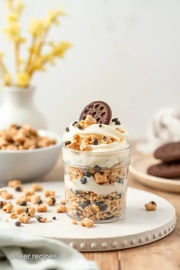 Irresistible Cookies & Cream Puppy Chow presentation