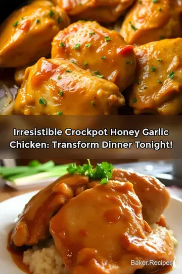 Irresistible Crockpot Honey Garlic Chicken: Transform Dinner Tonight!