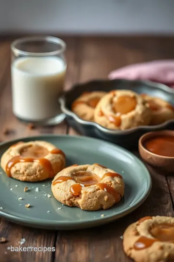 Irresistible Salted Caramel Chip Cookies presentation