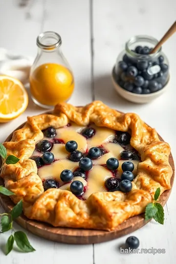 Lemon Blueberry Galette Delight ingredients