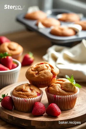 Lightened Strawberry Chocolate Chip Muffins steps