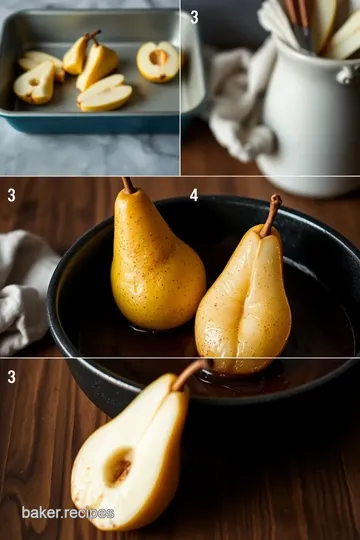 Maple Vanilla Baked Pears Delight steps