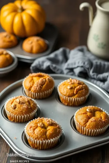 Mini Cinnamon Sugar Pumpkin Muffins steps