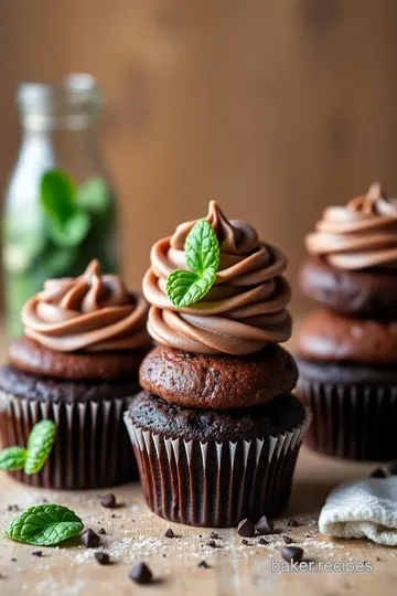 Mint Chocolate Chip Cupcakes Delight ingredients