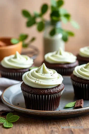 Mint Chocolate Chip Cupcakes Delight steps