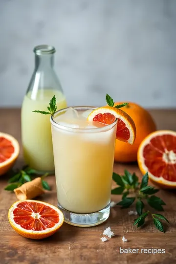 Mix Grapefruit Margaritas with Cucumber Twist ingredients