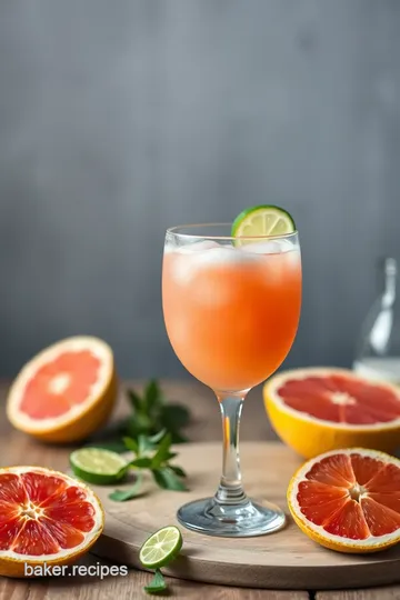 Mix Grapefruit Margaritas with Cucumber Twist presentation