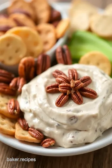 No Bake Pecan Pie Dip presentation