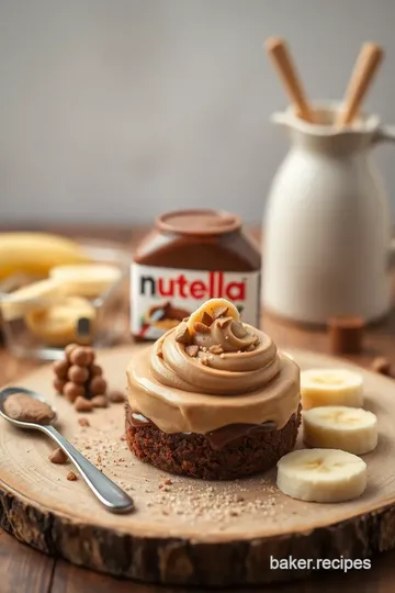 Nutella-Peanut Butter Banana Bread Delight ingredients