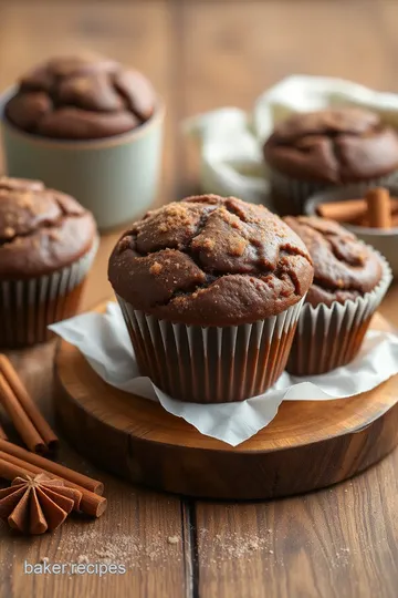 Nutella-Stuffed Cinnamon Sugar Muffins presentation