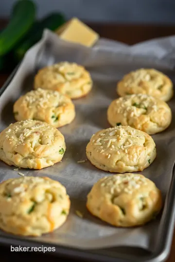 Parmesan Herb Zucchini Biscuits steps