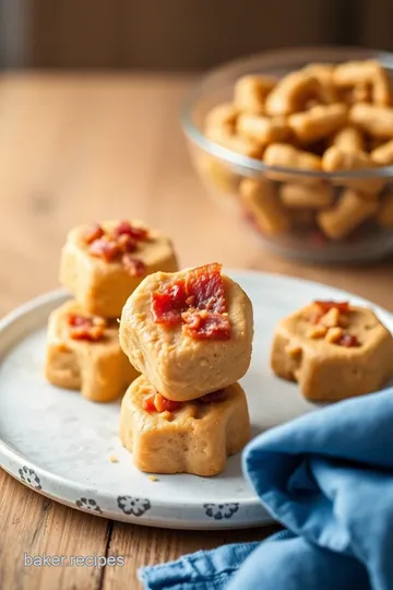 Peanut Butter Bacon Delights for Dogs steps