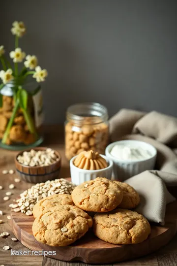 Peanut Butter Cup Oatmeal Cookies ingredients