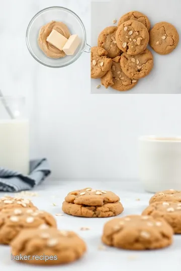 Peanut Butter Cup Oatmeal Cookies steps