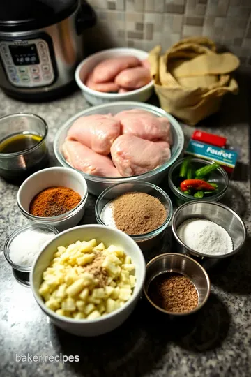 Perfect Pressure Cooker Chicken: Juicy Tender and Delicious Every Time ingredients