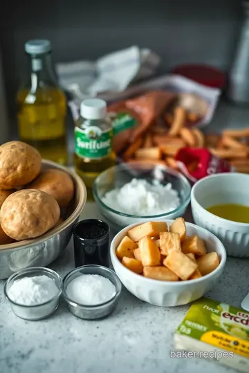 Perfectly Crispy Homemade Fries ingredients