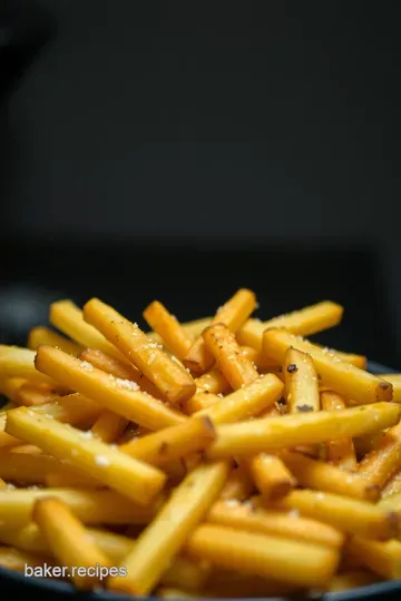 Perfectly Crispy Homemade Fries presentation