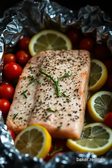Perfectly Grilled Salmon in Foil presentation